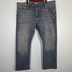 Signature by Levi Strauss Mens Straight Leg Jeans Blue 44x30 58988-0048